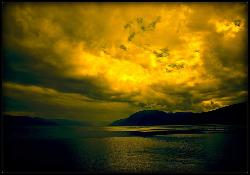 Golden Sky over Water