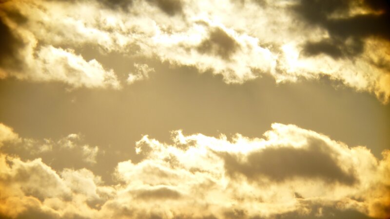 golden sky with clouds