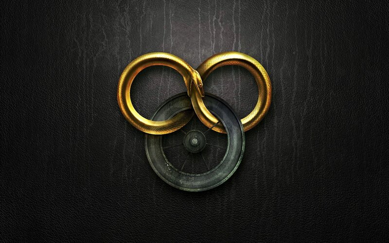 Golden Snake Rings