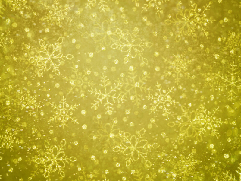 golden snowflake background