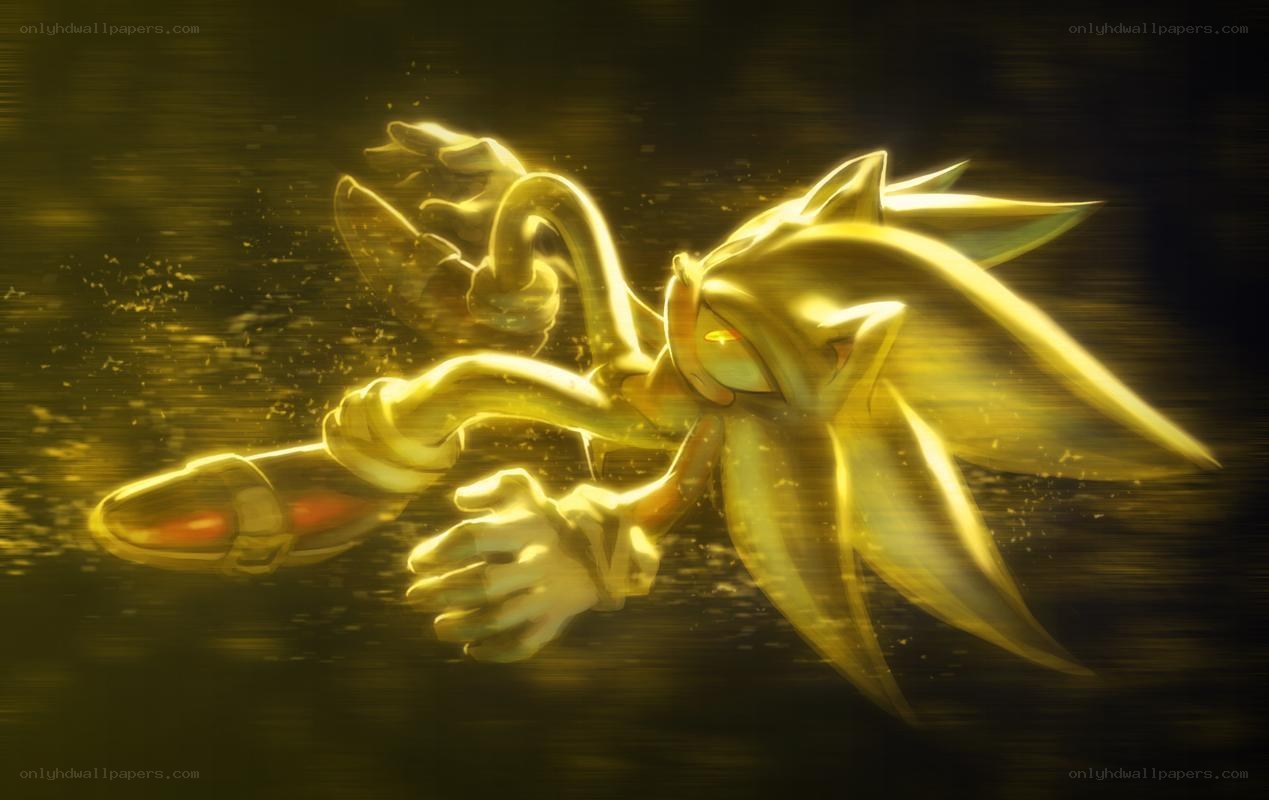 Golden Sonic in motion