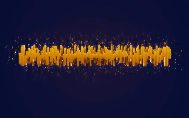 Golden Sound Wave