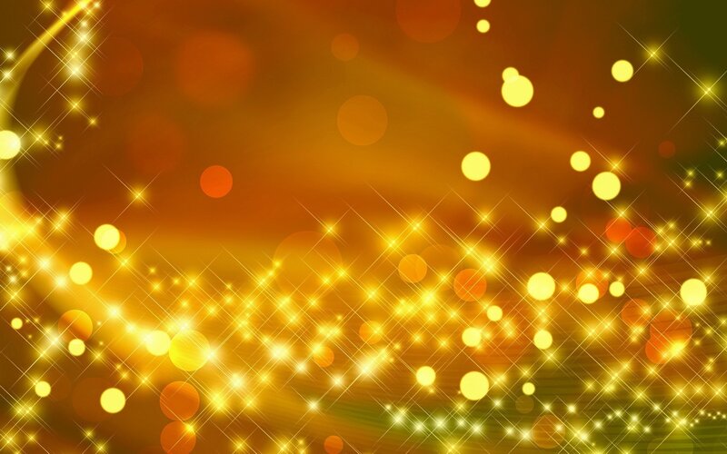 Golden sparkles background