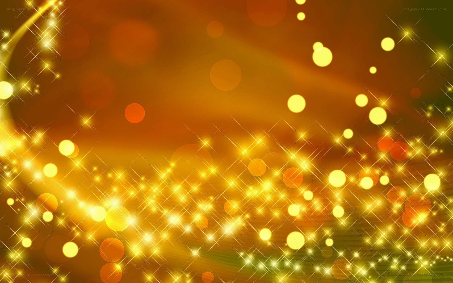 Golden sparkles background