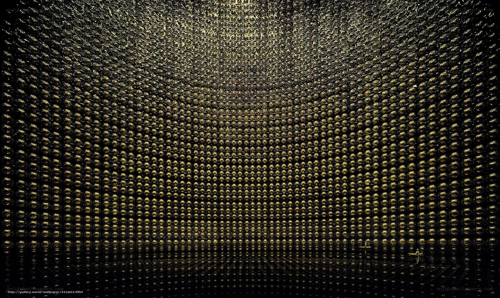 Golden Sphere Installation
