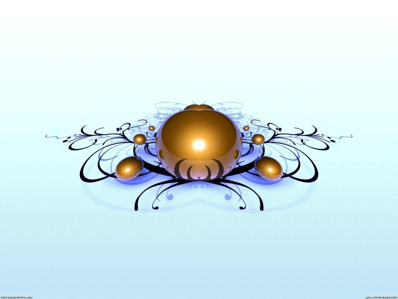 golden sphere with ornate design
