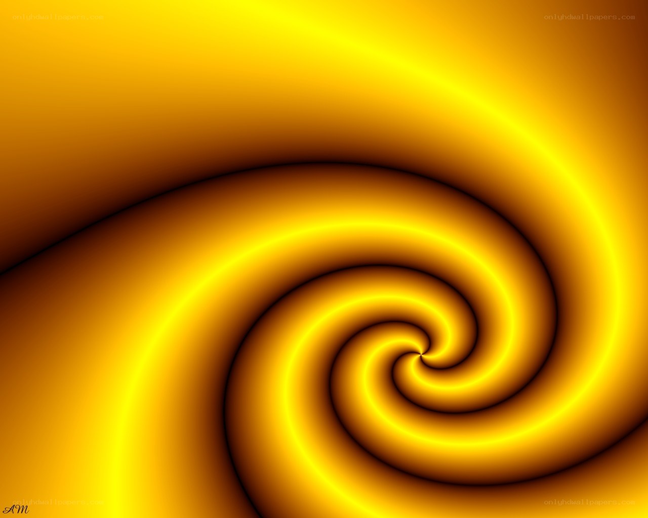 Golden spiral abstract art