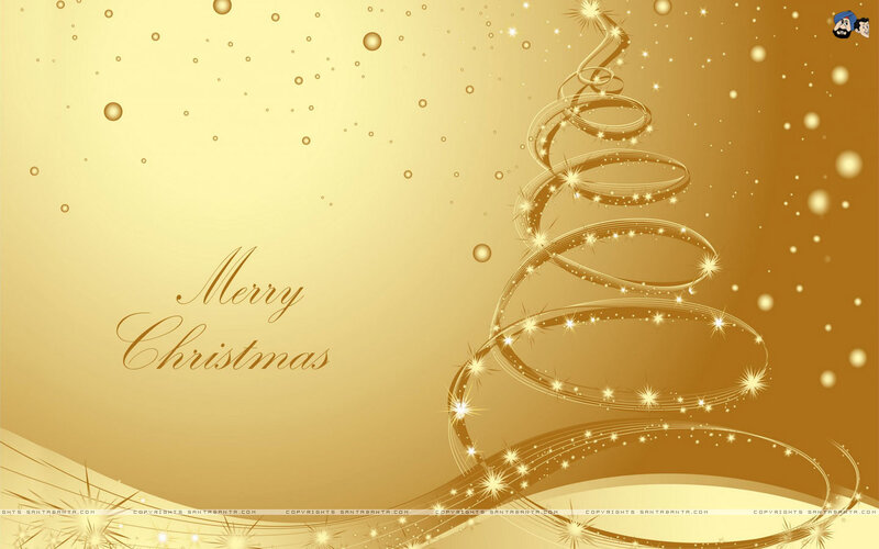 Golden Spiral Christmas Tree