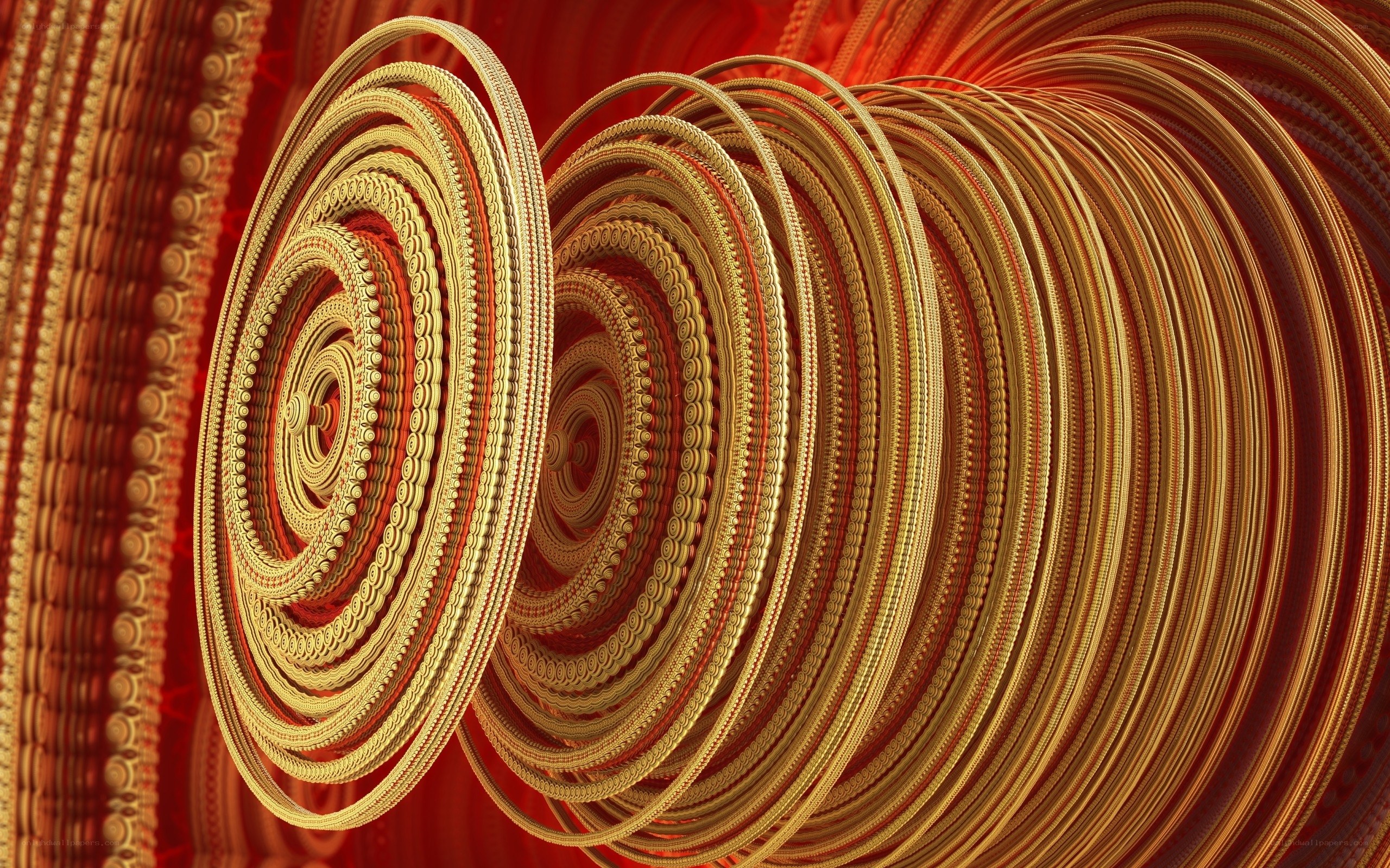 Golden spiral coils