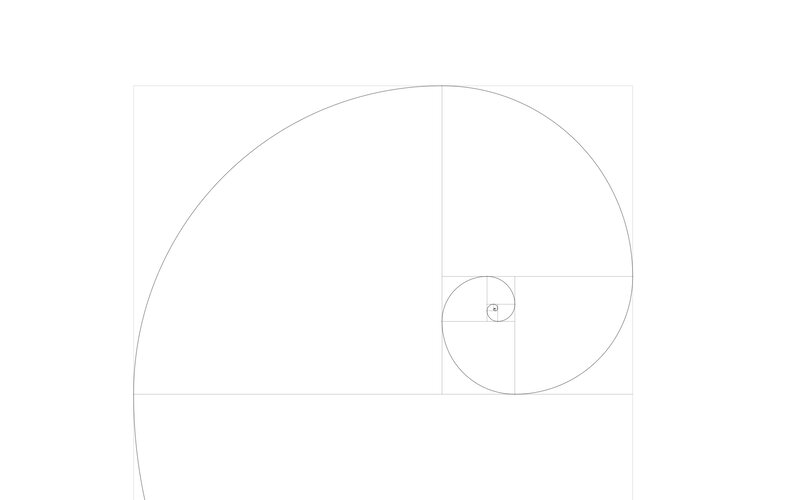 golden spiral diagram