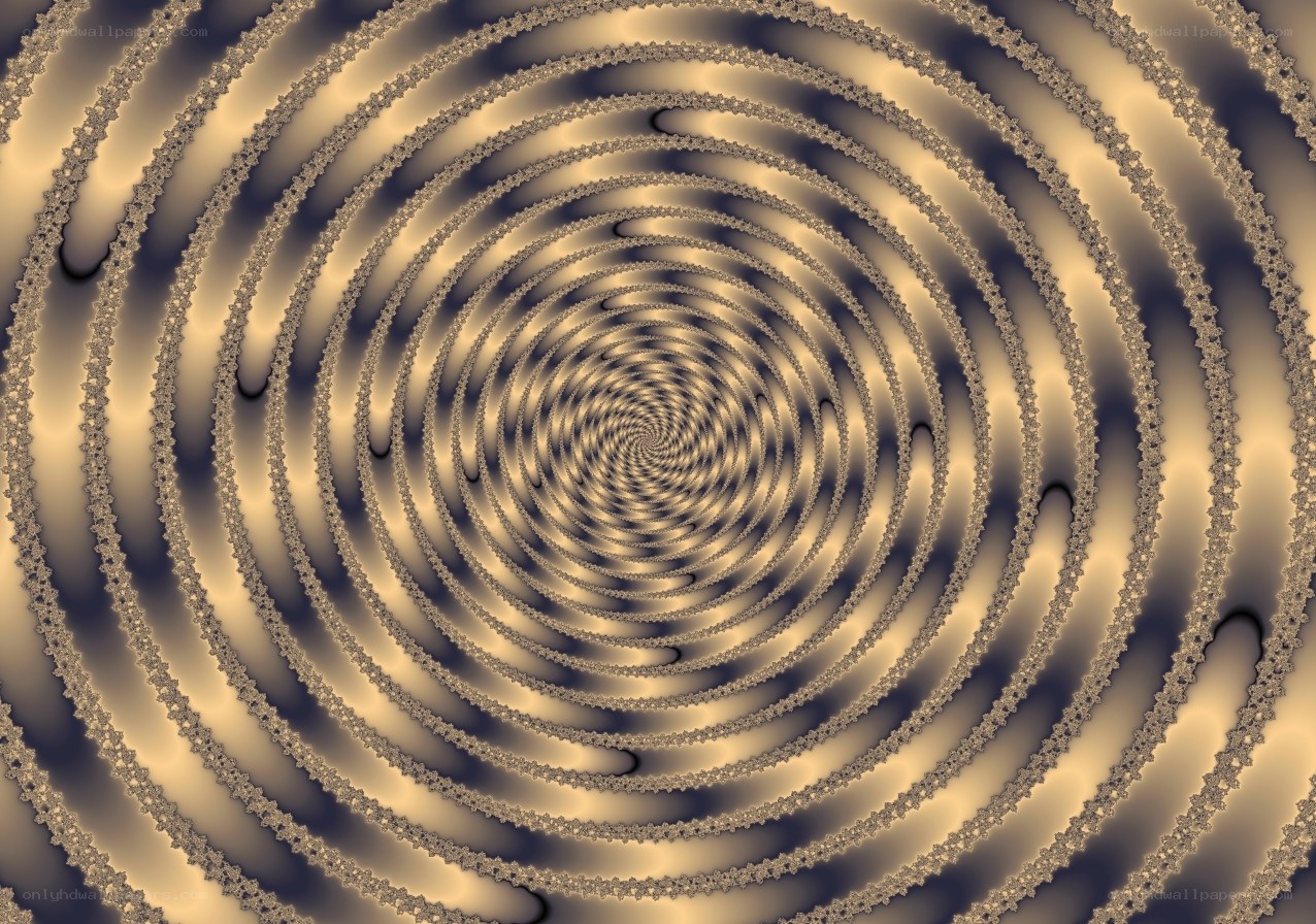golden spiral fractal pattern