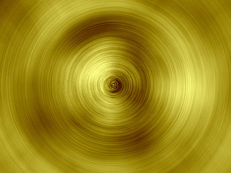 Golden Spiral Pattern — Gold, Calm