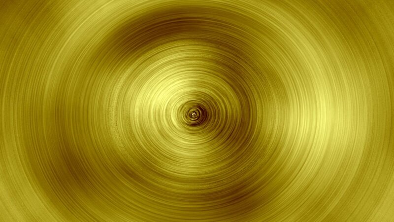 Golden Spiral Pattern — Gold