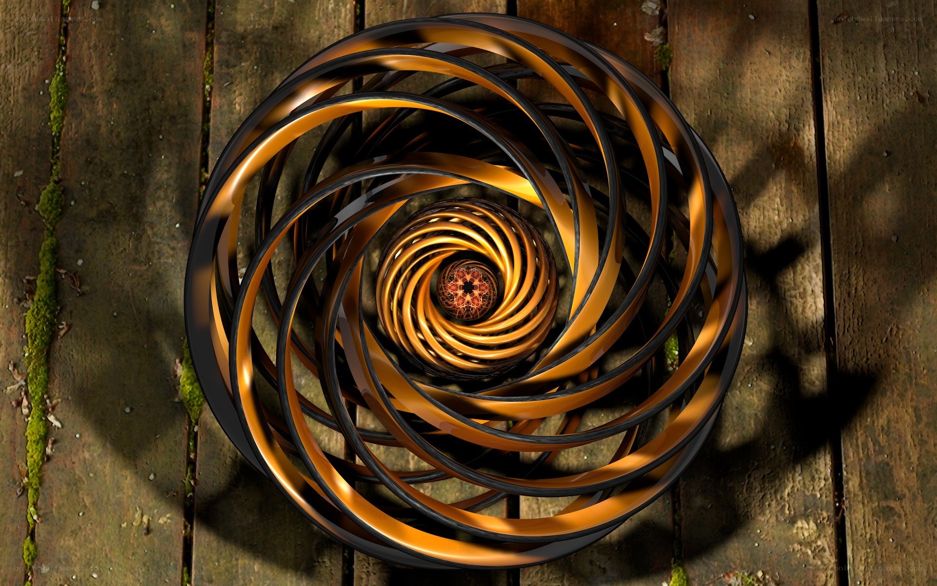 golden spiral sculpture