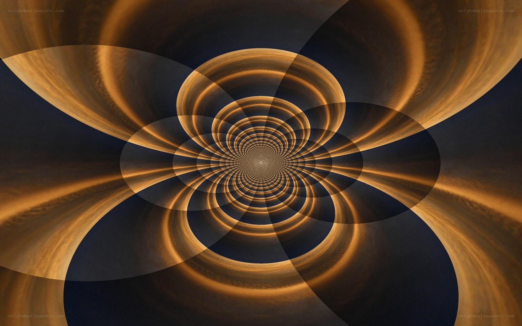 golden spiral tunnel