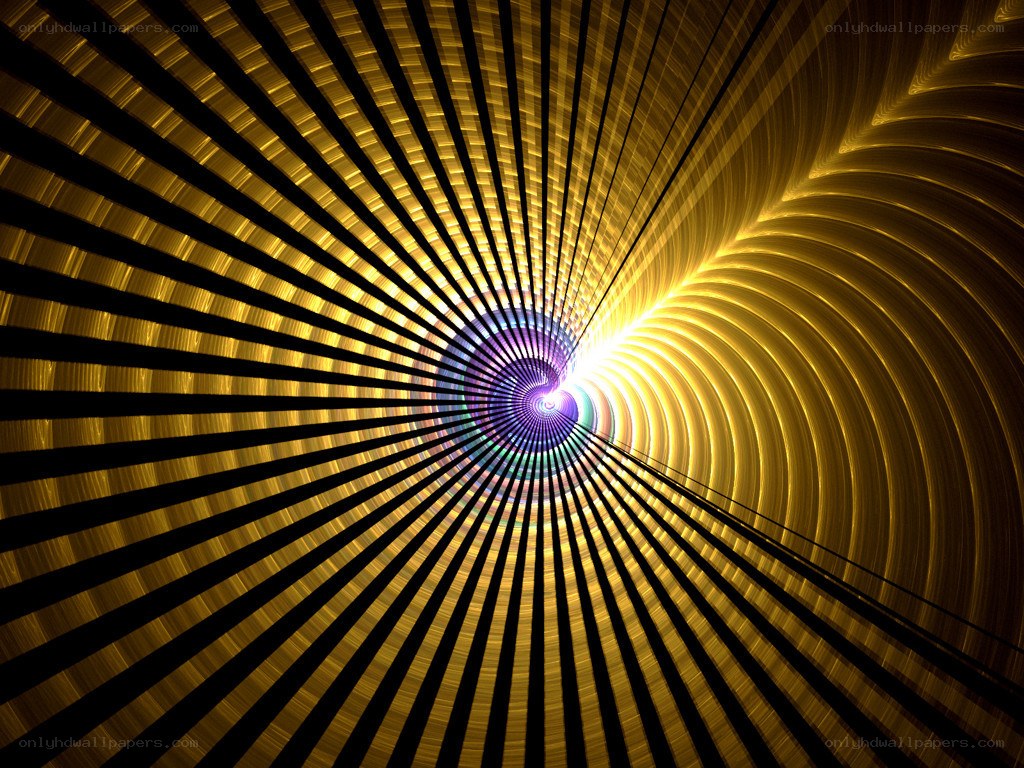 Golden spiral tunnel