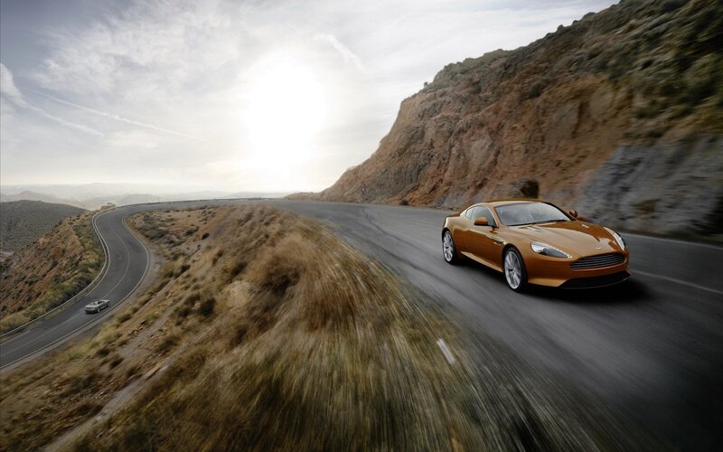 Golden Sports Car — Gold, Dynamic, Afternoon, Photograph