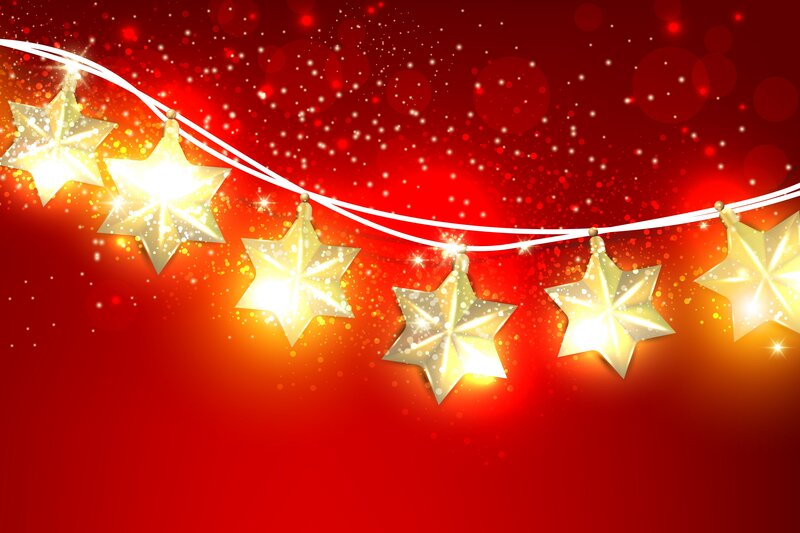 Golden Star Garland