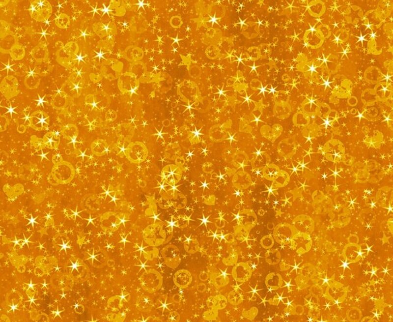 Golden Star Pattern — Gold