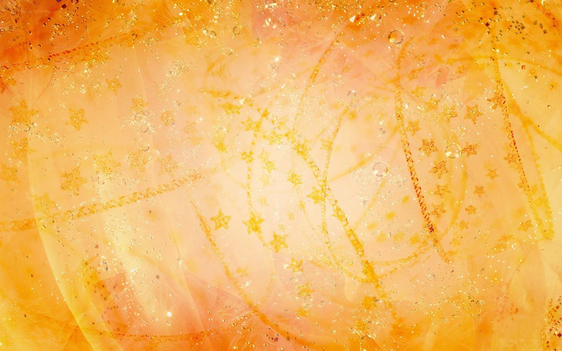 golden starry fabric texture
