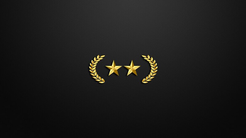 Golden Stars and Laurel Wreath
