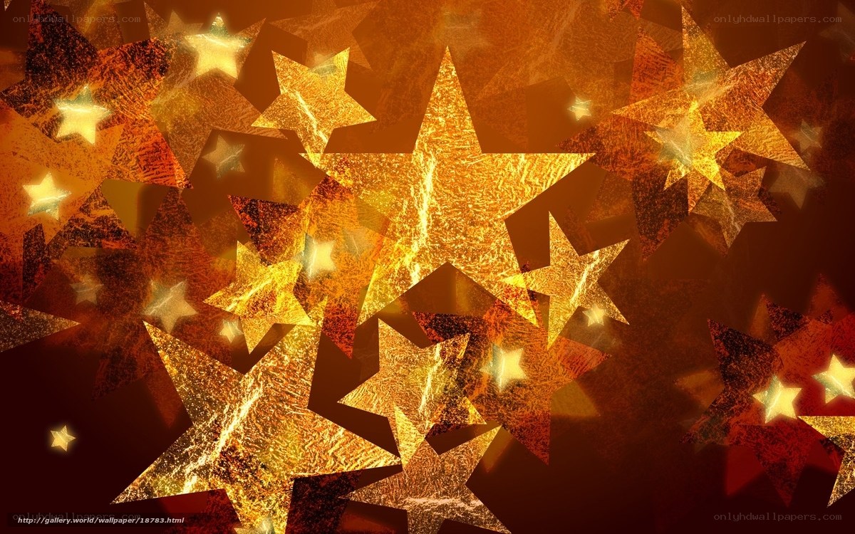 golden stars background