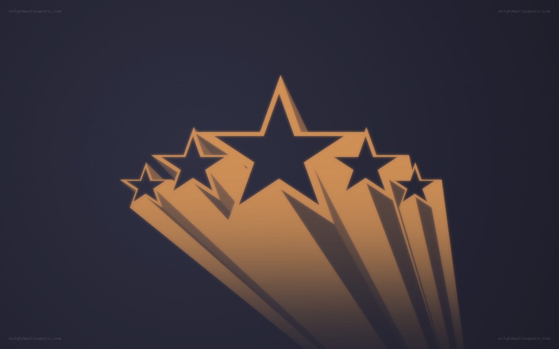 golden stars design