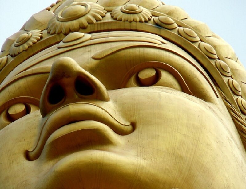 Golden Statue Face
