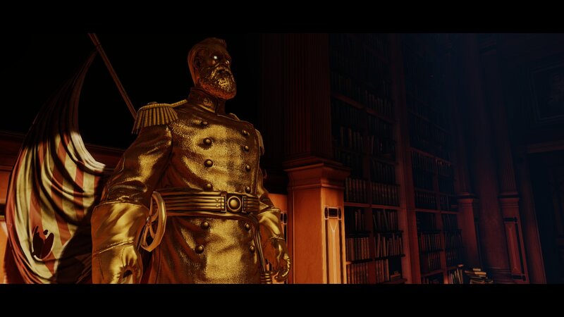 Golden Statue of General