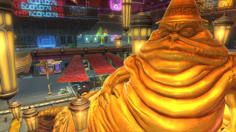 Golden Statue of Jabba