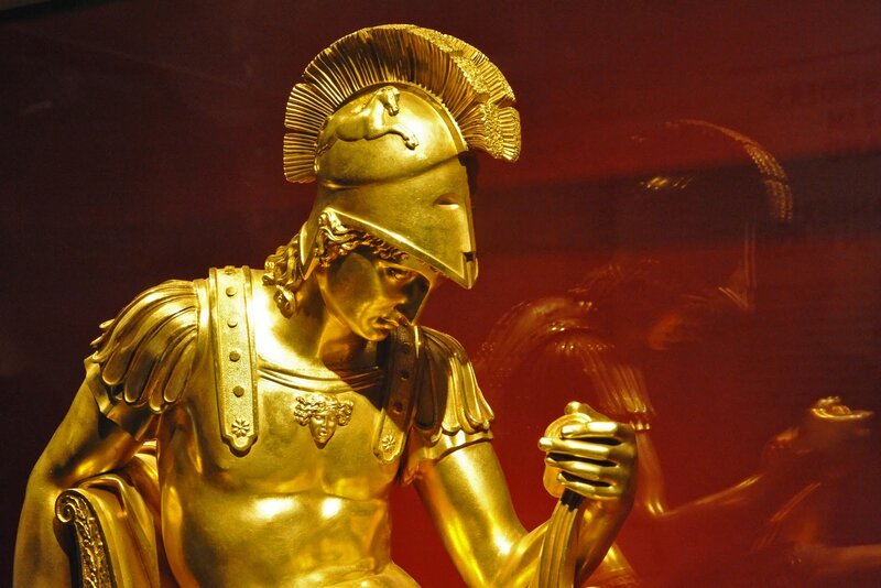 Golden Statue of Warrior