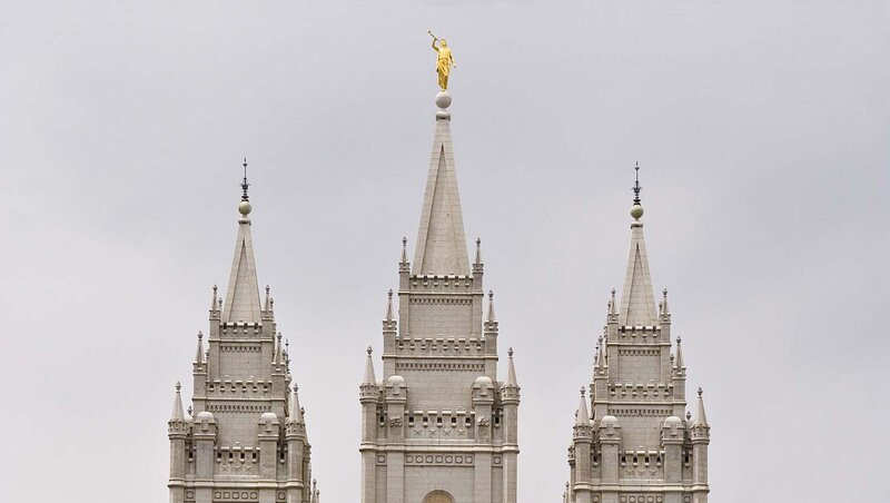 Golden Statue on Spire