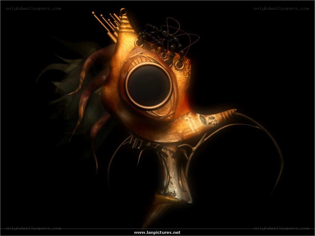 golden steampunk mask