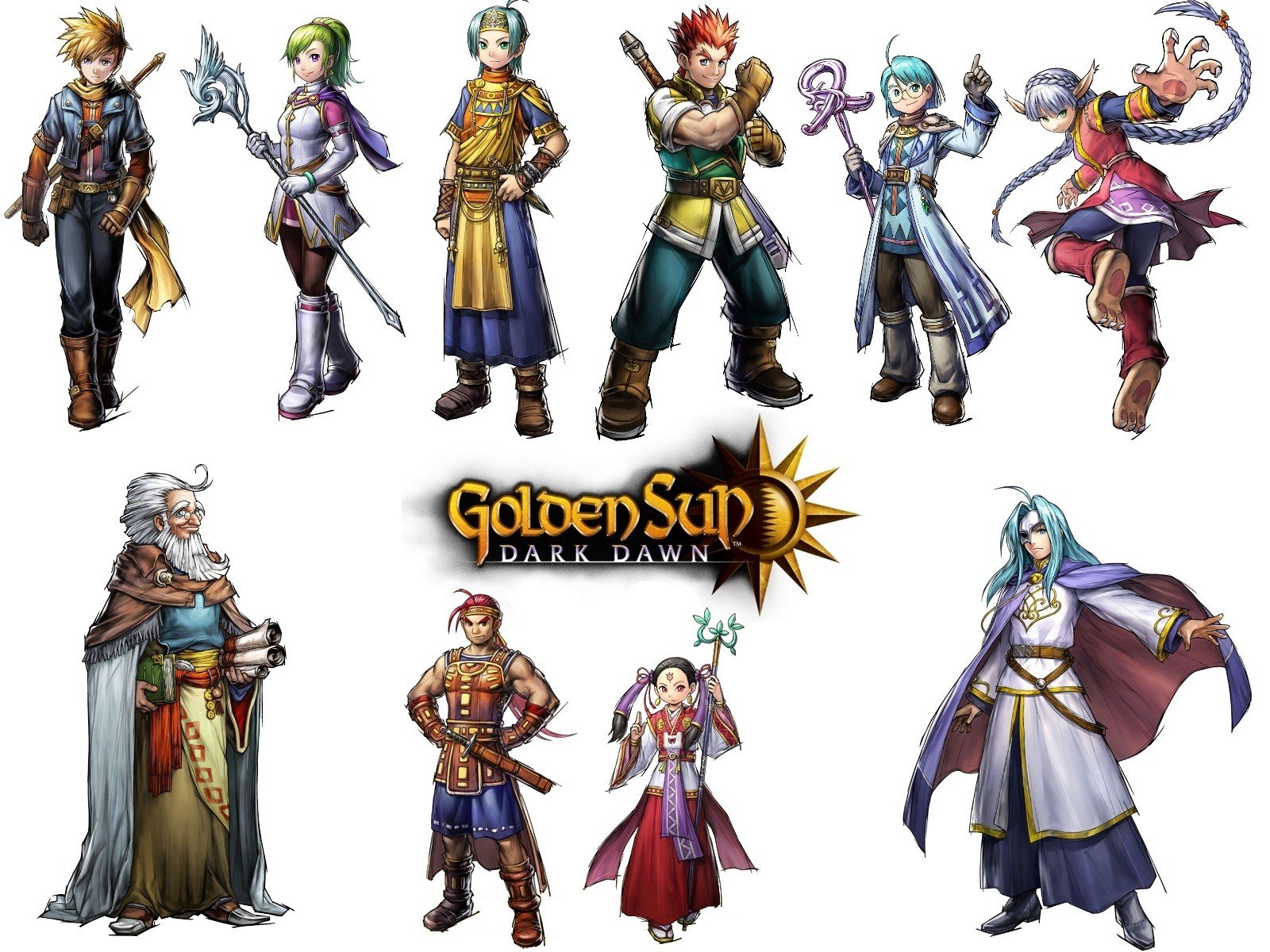 Golden Sun Dark Dawn characters