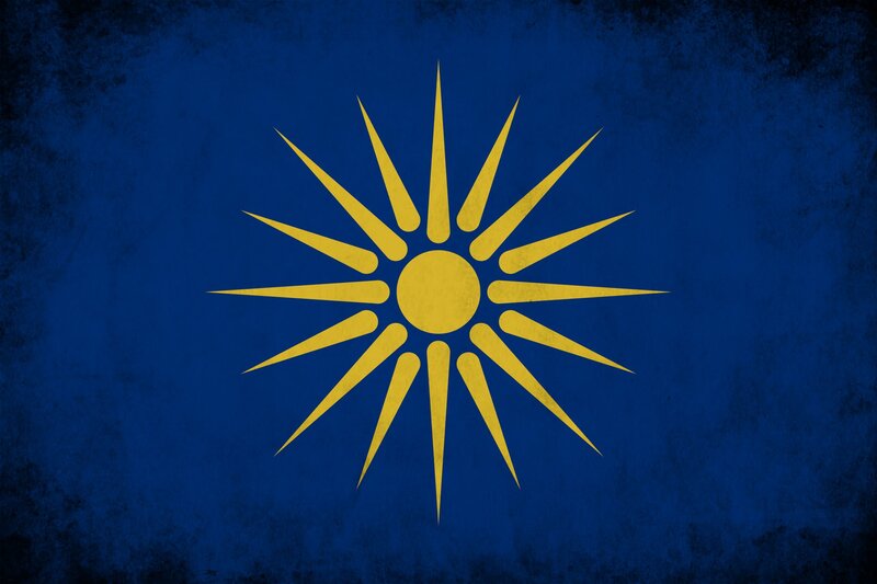 Golden sun on blue background