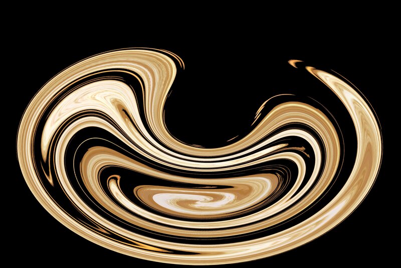 golden swirl pattern