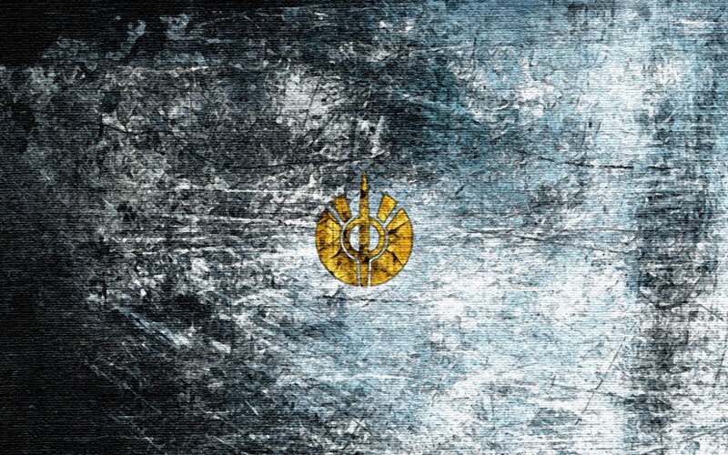 Golden Symbol on Textured Surface — Gold