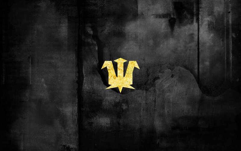 Golden Symbol on Wall