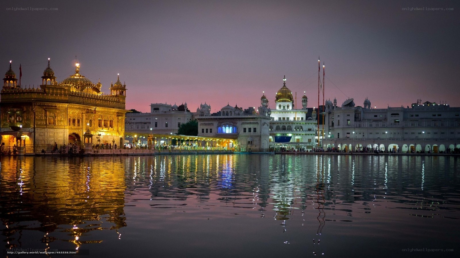 Golden Temple at dusk