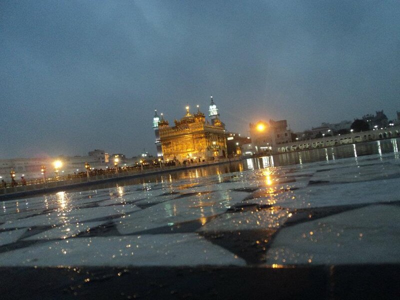 Golden Temple at Dusk — Gold