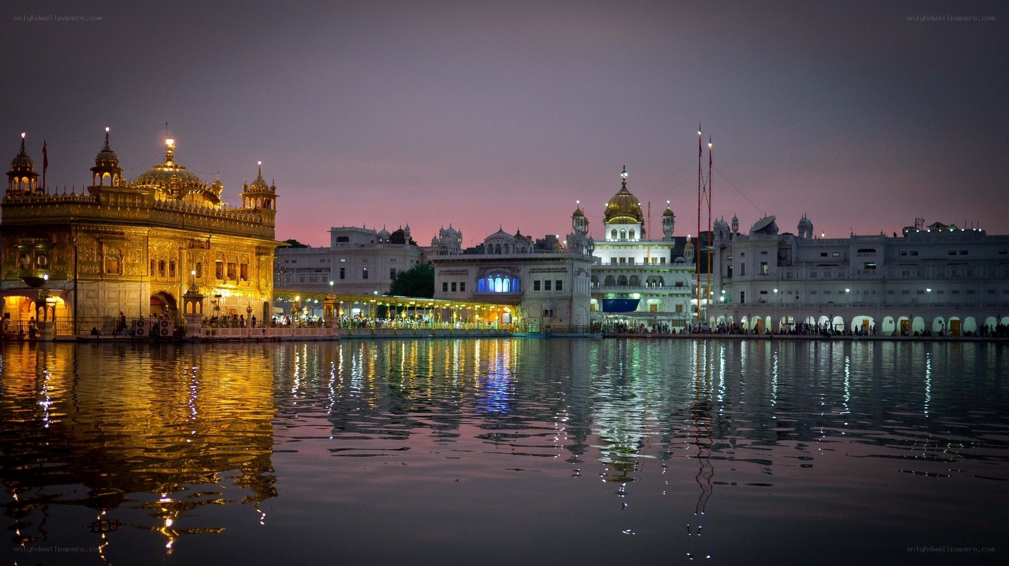 Golden Temple at dusk