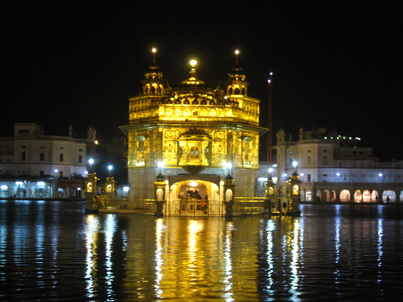 Golden Temple at Night — Gold