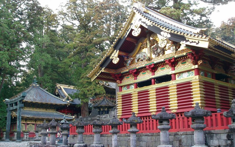 Golden temple at Nikko Toshogu Shrine