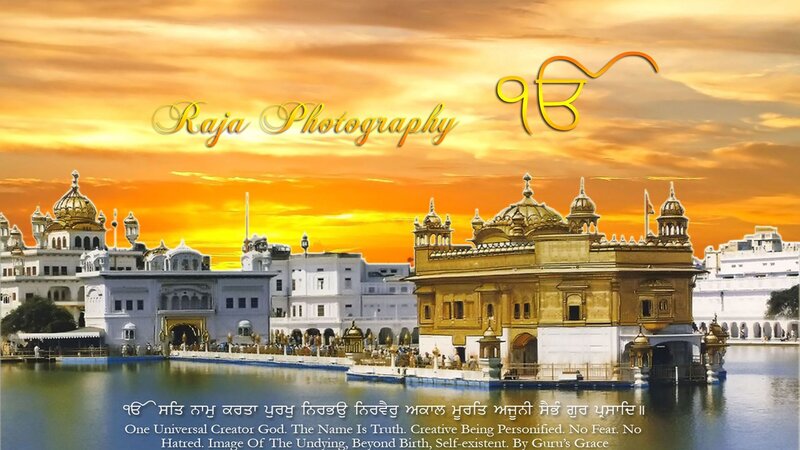 Golden Temple at Sunset — Gold