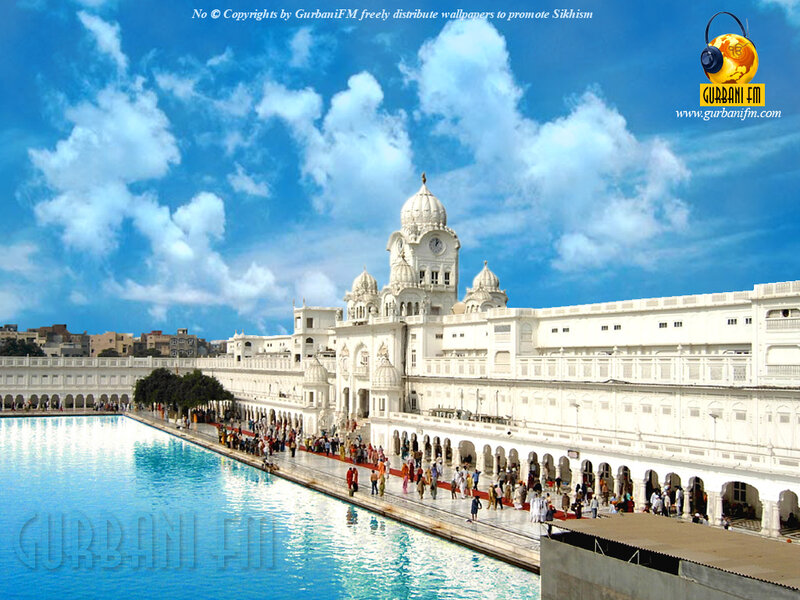 Golden Temple Complex — Blue, Serene