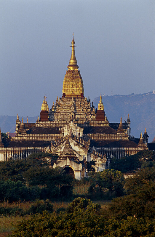 Golden temple in Bagan