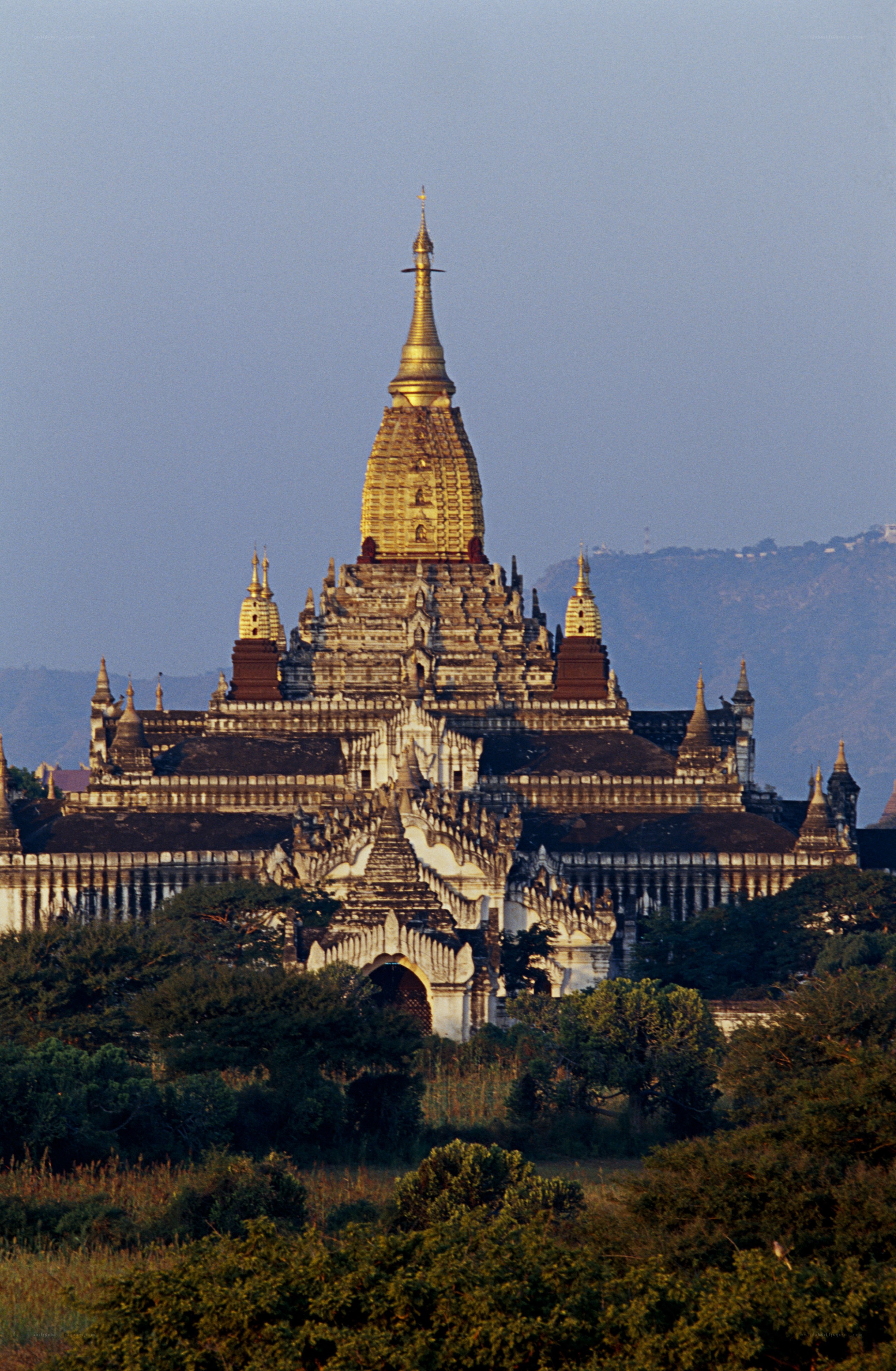 Golden temple in Bagan