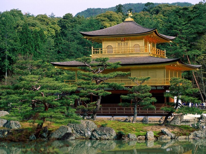 Golden Temple in Garden