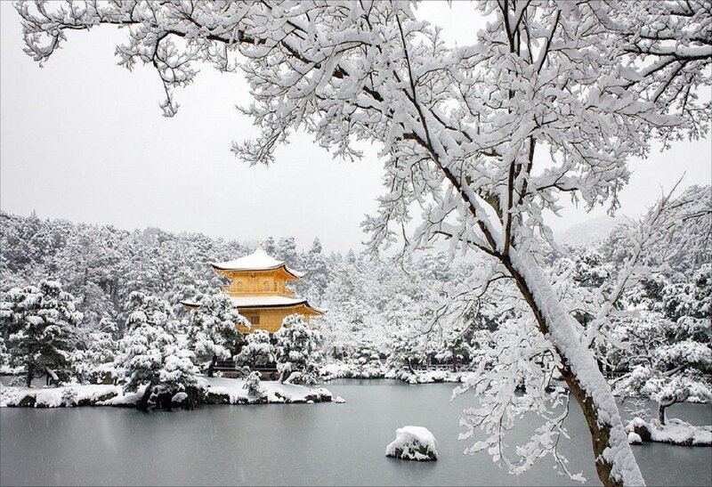 Golden Temple in Snow