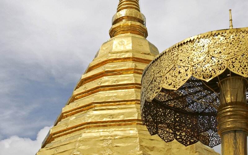 Golden temple stupa